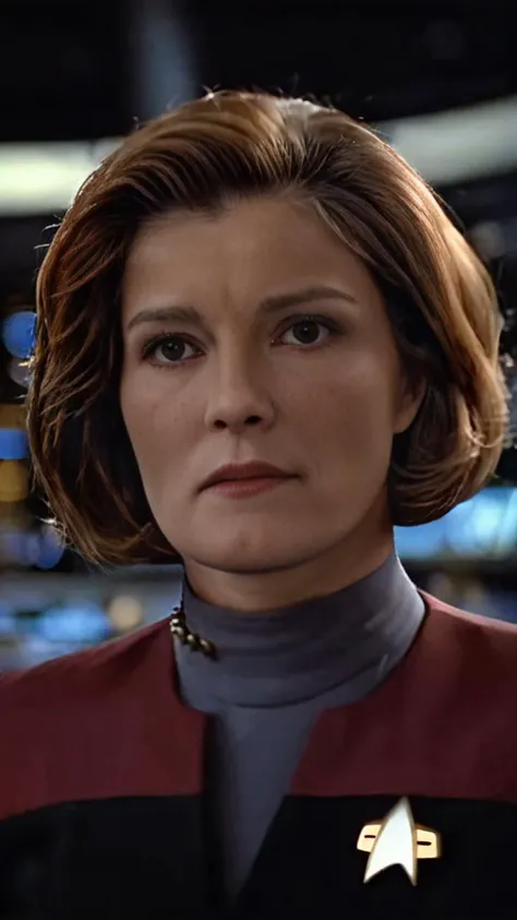 cinematic film still cinematic photo breathtaking <lora:captain_janeway_100x100-step00014000:1> captain_janeway, woman, 4K resolution, (extraterrestrial starship), (futuristic explorer gear), (sense of wonder), (rich and intricate details), (photo-realistic quality), (mysterious atmosphere), (shimmering alien lakes), (vast horizon), (unearthly colors), (dynamic shadows)
. award-winning, professional, highly detailed . 35mm photograph, film, bokeh, professional, 4k, highly detailed . shallow depth of field, vignette, highly detailed, high budget Hollywood movie, bokeh, cinemascope, moody, epic, gorgeous, film grain, grainy
