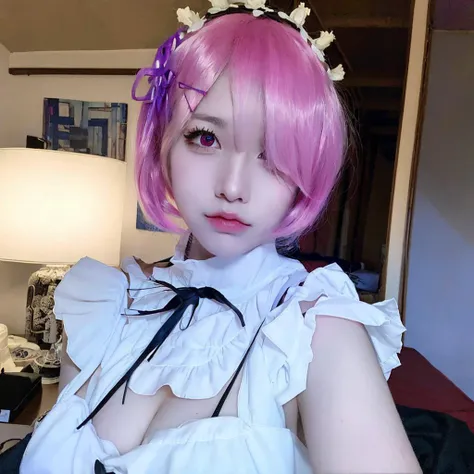 best quality,(8k, RAW photo, best quality, masterpiece:1.39), (realistic, photo-realistic:1.2), elsa jean, Ram_ReZero_2, red eyes
<lora:Rem_and_Ram_REZERO-20:0.9> <lora:koreanDollLikeness:0.7>