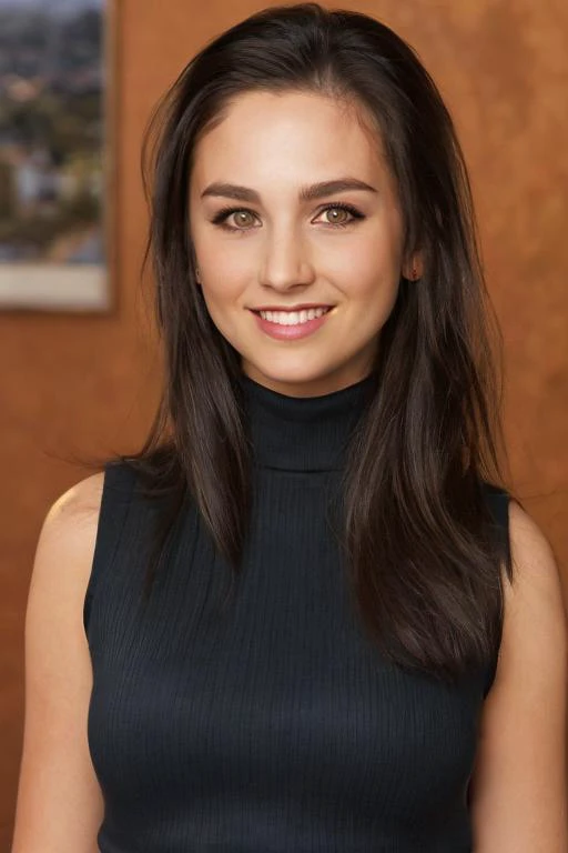 ((Full Body View)) of molly, ((Wearing a sleeveless turtleneck)), ((in the city)), Professional, model shoot style, 8k raw, high res, ultrarealistic, hyperrealistic, soft lighting, good lighting, textured skin, photorealism, DSLR photo, high details, detailed face, detailed hair, skin pores, (looking at viewer), (Real Eyes), (Detailed Eye Corneas), (detailed pupils), ((smiling)), photo lab, elegant, insane details, hyperdetailed, low contrast, epiCRealism, Detailed and realistic photography, intricate and realistic eyes, shot outside, skin texture, soft natural lighting, 85mm lens, magical photography, dramatic lighting, ultra-detailed, Kodak 800T, (((SFW)))        <lora:Molly_Ephraim:0.85>