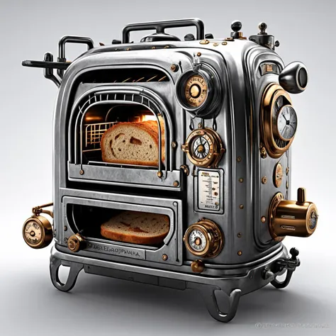 <lora:DieselPunkAI:1> DieselPunkAI toaster , realistic, masterpiece, detailed, trending, extreme
