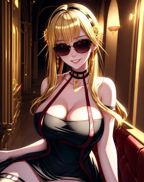 4K, Masterpiece, highres, absurdres,natural volumetric lighting , deep depth of field, sharp focus, soft delicate beautiful attractive face,vandread,blonde Nadia with sunglasses and a choker,smiling at viewer , vandread drawing style, <lora:Dita:0.25> <lora:Nadia:0.35> <lora:zeronis:0.25>
<lora:add_detail:1>
(Thorn Princess Outfit, black dress:1.1)
<lora:ThornPrincessOutfit:1>