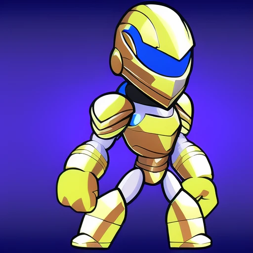 Brawlhalla, (brawlhalla style:1.1), iron armor, fighter cyber woman, simple background