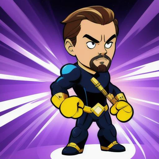Brawlhalla, (brawlhalla style:1.2),Leonardo DiCaprio, standing, full body, centered, white background., <lora:epi_noisQeoffset2:1>