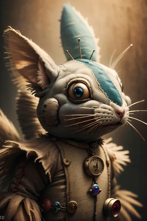 best quality, masterpiece, ultra high res, (photo realistic:1.4), surreal portrait, surrealism, dream-like,
Chinchilla , fantasy creature,
v00d00t3ch, <lora:voodooTECHv5:0.9>,