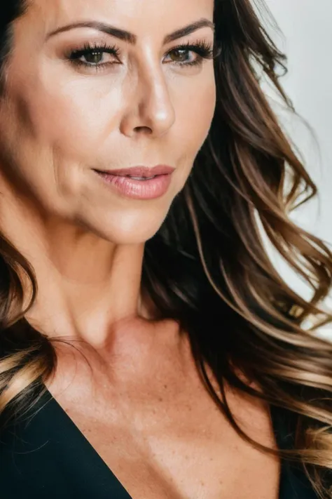 RAW photo, a close-up photo of sks woman, (high detailed skin:1.2), 8k UHD, DSLR, soft lighting, high quality, film grain, Fujifilm XT3<lyco:alexisfawx:1.0>