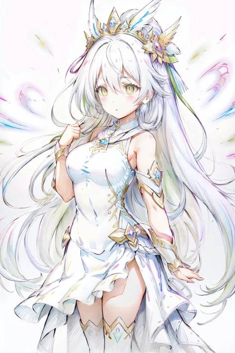 (extremely detailed CG unity 8k wallpaper),(ultra-detailed),masterpiece,best quality,
\\,
1girl,colored pencil,white background,
<lora:coloredpencil_xl-v3:0.8>,