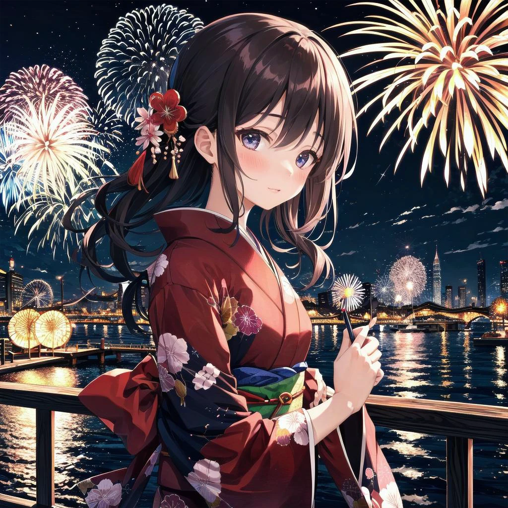 masterpiece,
1girl,Fireworks display,kimono,
<lora:test003_2:-1>
