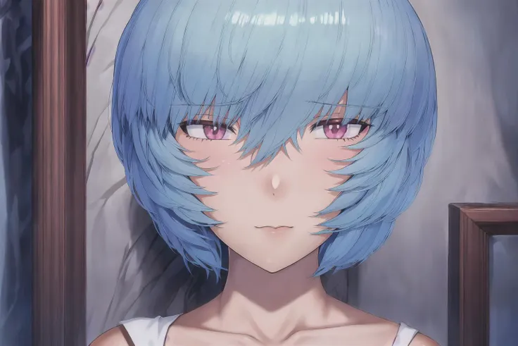 masterpiece,best quality,official art,extremely detailed CG unity 8k wallpaper, ayanami rei,  <lora:mogudan-000016:1:0.5>