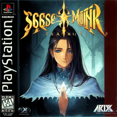 masterpiece,best quality, box art, Sorceress, logo, English text, 1980s /(style/), <lora:PS1BoxArtV1.2:1.0>