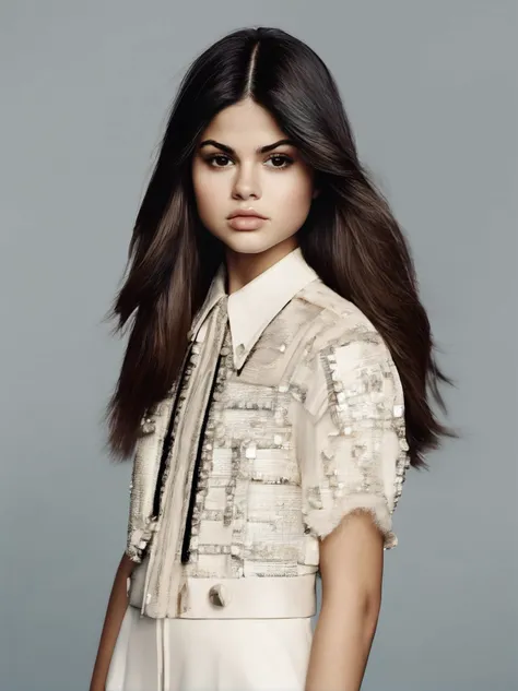SelenaGomezExl, neutral expression,
