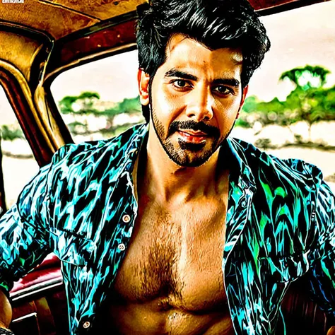 sacha dhawan a man <lora:pavail-gulati_Sacha-Dhawan:1>,Friarmoody lighting, 21yo, Sexy Country Style, (Silk skin cracked:1.4) , (intricate details:1.22) , hdr, (intricate details, hyperdetailed:1.2) , whole body, cinematic, intense, cinematic composition, cinematic lighting, (rim lighting:1.3) , Kodak portra, focused, Skin Shine,Shiny Skin,Luscious skin, Smile,Chaos mode,unique details,full body