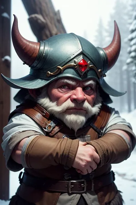 an awarded photography of Skarsnik - A cunning Goblin chieftain with a wild shock of hair, wearing a stolen Dwarf crown as his helm., at Polar Vortex: A persistent low-pressure system that circulates near the poles, bringing frigid temperatures. , masterpiece, ultrasharp, depth of field and boekh, best quality, <lyco:GoodHands-beta2:1.0>