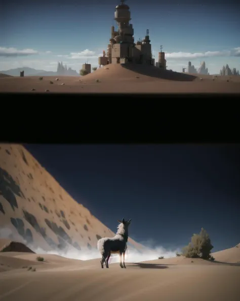 ((masterpiece), best quality, high quality, professional quality, highly detailed, highres, perfect lighting, natural lighting), expansive, advanced research laboratory, A barren desert planet with extreme temperature fluctuations and towering sand dunes stretching across its surface., Ice Planet, vampire, chimera, werewolf, perfecteyes eyes, <lora:lora_perfecteyes_v1_from_v1_160:1>