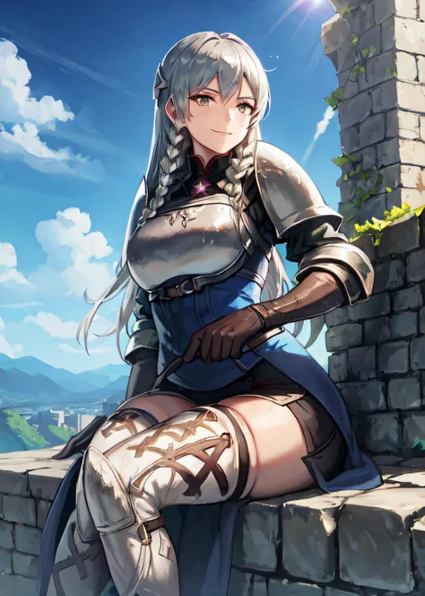 1girl, saint, long hair, silver hair, blue eyes, little tiny saint, medium breasts, ((side boob, impossible clothes,)) zettai ryouiki, cameltoe, POV, torturing, injury:1.4), torture tools, tears, in torture prison, (saint clothes, skirt, caplet, clothe breastplate, restraints, crucifixion:1.5), embarrassed, (bound arms behind back,)