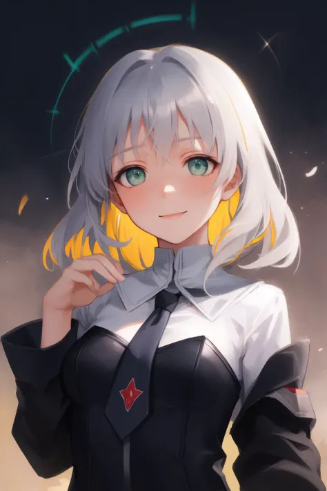 Sanya, grey hair, green eyes, Military Uniform, Necktie, Pantyhose, sexy pose, 
(masterpiece, best quality;1), extremely detailed ,ultra detailed, 1girl, solo , smile ,
(85mm),light particles, lighting, (highly detailed:1.2),(detailed face:1.2), (gradients), sfw, colorful, detailed eyes,
(detailed background), detailed landscape, airbase, 
 <lora:Sanya:0.95>
