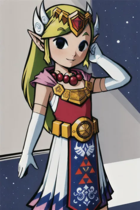 (Realistic:1.5) solo EdobLOZSpiritTracksZelda <lora:EdobLOZSpiritTracksZelda_v1.2:0.8>