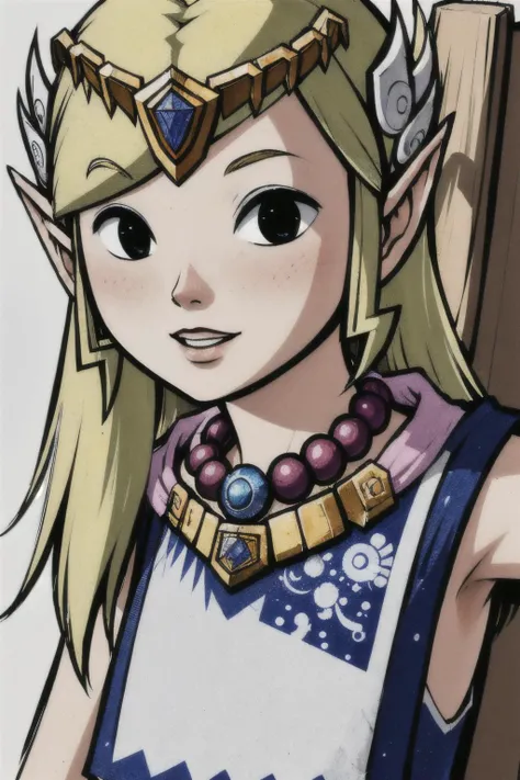 (Realistic:1.5) solo EdobLOZSpiritTracksZelda <lora:EdobLOZSpiritTracksZelda_v1.2:0.8>