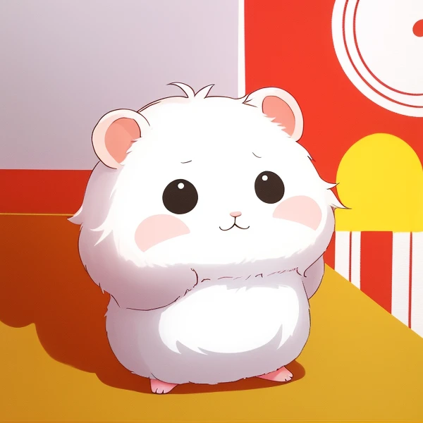 ((best quality)),
hamster,:3,xiaoyuehan,
no_humans,solo,chibi,
simple background,white_background,