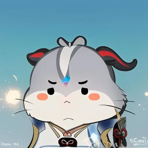 <lora:xiaoyuehan3:1>,((ganyu \(genshin impact\), )),xiaoyuehan,:3,hamster,