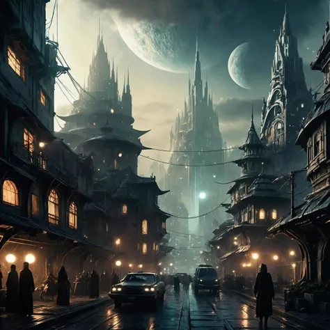 ethereal fantasy concept art of line art, a city, a dystopian future, year 3000, sci fi, amazing details, dark atmosphere, shallow depth of field, vignette, highly detailed, high budget, bokeh, cinemascope, moody, epic, gorgeous, film grain, grainy . magnificent, celestial, ethereal, painterly, epic, majestic, magical, fantasy art, cover art, dreamy