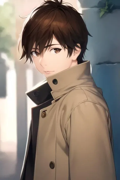 masterpiece, best quality, high quality, 1boy, solo, male focus, looking at viewer, upper body, <lora:haruhiro:0.62>, haruhiro, brown hair, brown eyes, realistic, gakuran