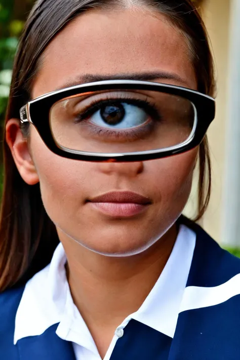 <lora:real_cyclops_v3.0_fp16:1>, realistic photo of a cyclops woman, wearing glasses, looking at the camera, (sharp focus, highly detailed, 4k, 8k, best quality, masterpiece, ultra highres:1)