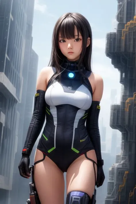 sci-fi, 1girl