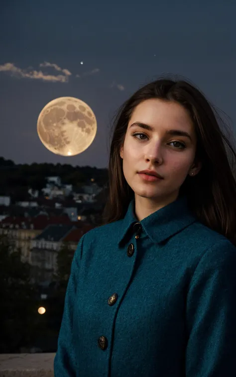 (perfect adorable face:1.3), (clothed, masterpiece, wide angle, cinematic establishing shot, young adult european woman, highly detailed background:1.2), volumetric lighting, subsurface scattering, dynamic pose, (special effects, color grading, fantasy aura), (Lunar Seer:1.4), (Small Perky Breasts:0.81), Cratered moon, prophetic scrolls, lunar light, starlit mantle