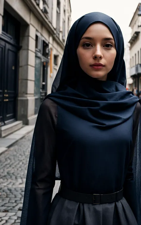 (perfect adorable face:1.3), (clothed, masterpiece, wide angle, cinematic establishing shot, young adult european woman, highly detailed background:1.2), volumetric lighting, subsurface scattering, dynamic pose, (special effects, color grading, fantasy aura), (Veiled Conjurer:1.4), (Medium Covered Breasts:0.81), Mysterious veil, conjuring circle, arcane symbols, summoned entities