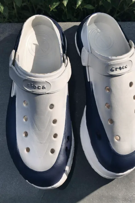crocs,shoes,<lora:crocs:0.8>