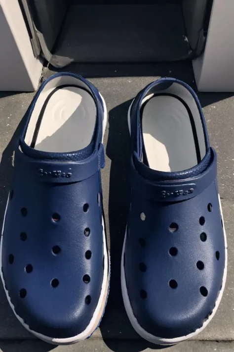 crocs,shoes,<lora:crocs:0.8>