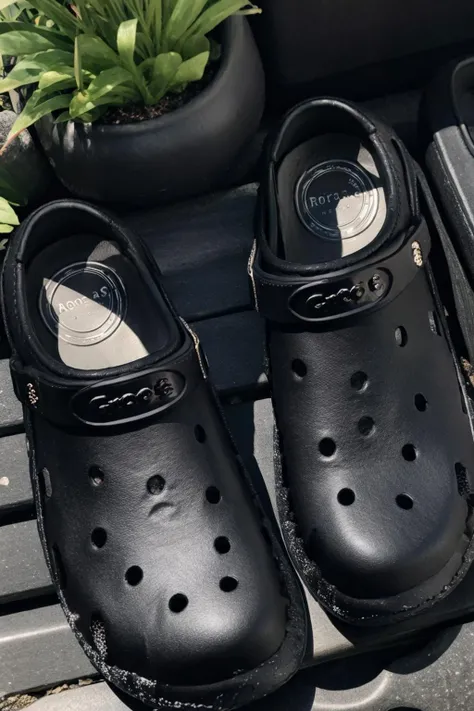 crocs,shoes,<lora:crocs:0.8>