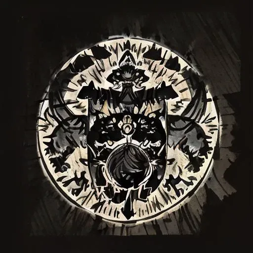 planet, silhouette, black background, a tiger in the circle, <lora:gameIcon_v10:1>