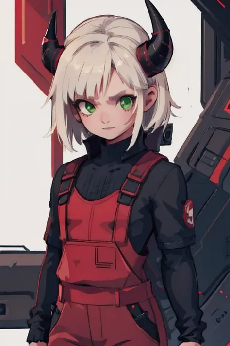 <lora:Allay:0.8> Allay, green eyes, black horns, coveralls, <lora:ff7r_style_ned_offset:1> ff7r style, (thighs and up):1.5, (face focus), facing viewer, high detailed eyes, high detailed face,