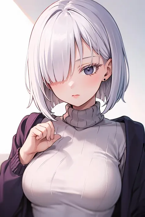 (masterpiece, best quality), 1girl,   <lora:fiona_frost:1> fiona_frost, sweater, earrings