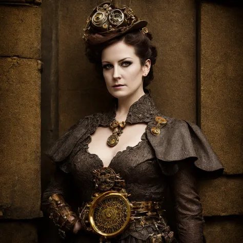 photograph, woman, steampunk, portrait