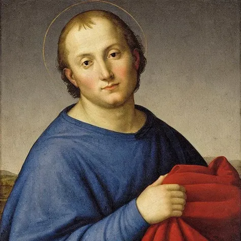 <lora:Raphael_HighRenaissance_VII:0.5>, saint_raphael_vii, portrait, manastery