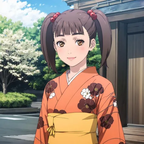 <lora:MoeHamasaki001:0.7>,solo,smile,
MoeHamasaki,1girl,
nature,print_kimono,