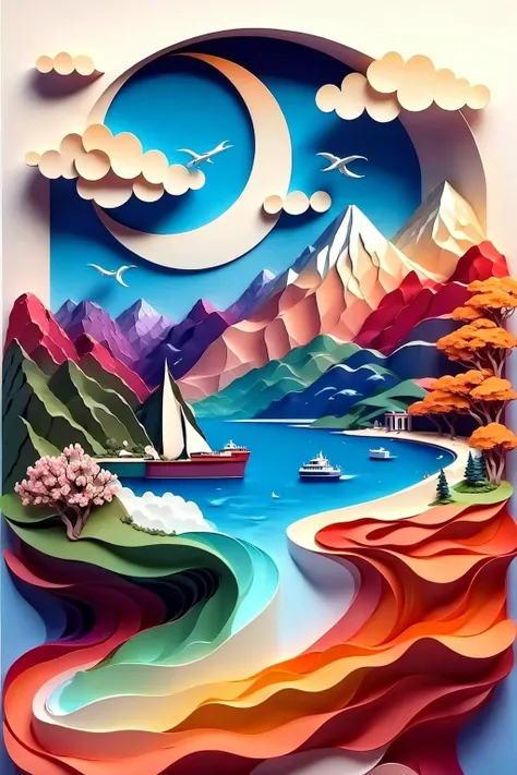 photorealistic,realistic,photography,masterpiece,best quality,ultra-detailed,water,moon,blue theme,SC,
