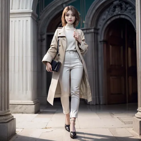 <lora:add_detail:1> , <lora:epiNoiseoffset_v2:0.6>, <lora:hipoly_3dcg_v7-epoch:0.8>,
(full body:1.5) photo \(1girl, solo), (30yo, , MistressElvira as a movie star, (looking at viewer), modelshoot style, dynamic pose, (comicon event), female focus, sfw),
a elegant beautiful curvy mature mistress, makeup, jewelry, (symmetrical eyes:1.2), slender, small breasts, (modern outfit:1.2), structured_handbag, Camel_trench_coat, black_turtleneck, (leather trousers:1.2),
elegant, enchanting, prestige, luxury, exquisite, detailed skin texture, exquisite clothing detail, detailed clothes texture, ultra realistic, ultra detailed, highly intricate details, correct proportion, perfect anatomy, perfect female body, perfect female figure, gorgeous detail face, perfect face, enchanting face, perfect eyes, beautiful detailed gradient eyes, shiny eyes, clear and bright eyes, eyes_gazes, (detailed pupils:1.3), shiny skin, pale skin,
best illustration, Amazing, finely detail, extremely delicate and beautiful, professional artwork, masterpiece, flawless, clean, best quality, 8k uhd, photorealistic, extremely detailed unity 8k wallpaper, surreal 8K 32K HDR photo, film grain noise, ultra high res, best shadow, delicate, RAW, light particles, sharp focus, dynamic range, depth of field, DSLR, Fujifilm XT3,
dreamlike nature light, soft cinematic light, film bloom, indirect lighting, overcast lighting, rim light, intricate lighting, two-tone lighting, (film grain:1.2),