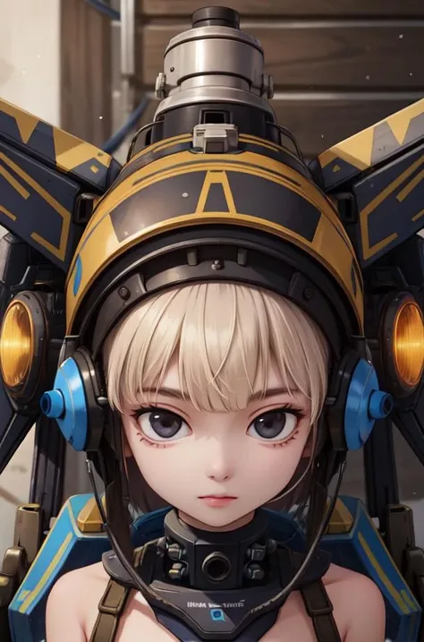 masterpiece,best quality,upper body,1girl,small breasts,mecha,sepia,airbrush \(medium\),head out of frame,sidelocks,yellow sclera,:q,first-person view
Negative prompt: (worst quality:1.4),(low quality:1.4),(monochrome:1.1),negative_hand-neg,badhandv4,bad anatomy,((nsfw)),((pencil)),((blush)),((eyelash) ,EasyNegative
Steps: 20, Sampler: Euler a, CFG scale: 7, Seed: 1334908079, Size: 512x768,