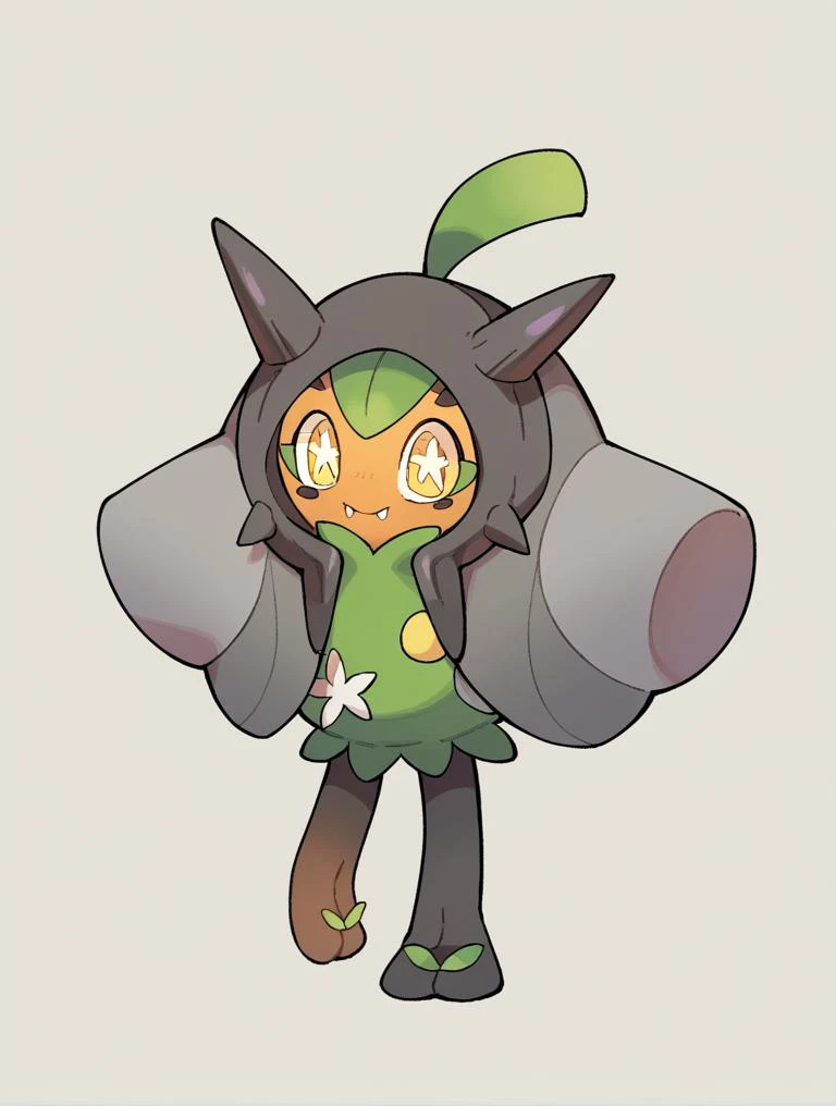 score_9, score_8_up, score_7_up, score_6_up, score_5_up, score_4_up, source_anime, BREAK
1girl, solo, simple background, <lora:OgerXL-15:0.8> ogerpon, corner, grey poncho, pokemon (creature), no humans, +_+, two toes, no arms,
