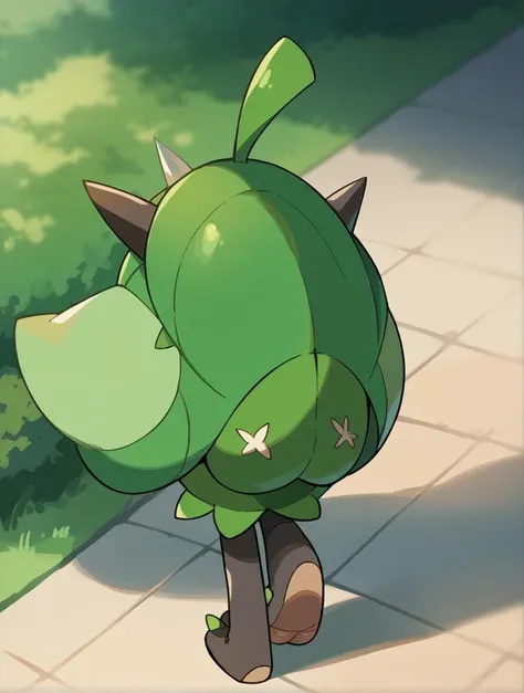 score_9, score_8_up, score_7_up, score_6_up, score_5_up, score_4_up, source_anime, BREAK
1girl, solo, <lora:OgerXL-15:0.9> ogerpon, teal,green poncho, pokemon (creature), no humans, +_+, two toes, no arms, walking with a backpack, carefree