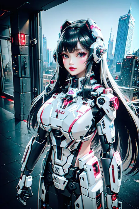 pureerosface_v1, Style-Glass ,(1girl:1.2), hyperrealistic, isometric style, mixed Korean, Original Character, character in center, depth of field, masterpiece, (cyberpunk), science fiction, dark, (night city), cyberpunk city street , android body, (cybernetic body parts), neon cloths, futurstic suit, mecha, robotic, sharp focus,edgMechagirl, bullterfly_top , mechanical_body, robot gril, armor, mecha , gorgeous skin, elegant expression, beautiful face, pink lips, makeup,bloom,gloom, extremely long hair, headwears, blue eyes, big breasts, narrow waist, cleavage, nature lightning, posing for photo, high resolution,global ray tracing, subsurface scattering, mature female, <lora:koreanDollLikeness_v15:0.8>, <lyco:Neon_Barbarian:0.8>,mech4rmor, neon glowing, <lora:Mecha:0.7>, <lora:mechaarmor_v0.7:0.8>