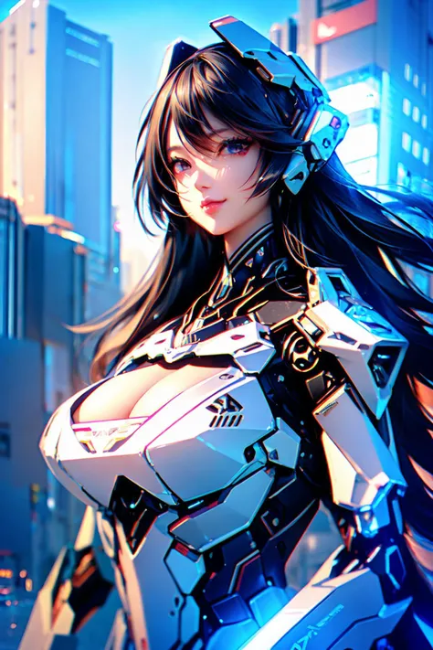 pureerosface_v1, Style-Glass ,(1girl:1.2), hyperrealistic, isometric style, mixed Korean, Original Character, character in center, depth of field, masterpiece, (cyberpunk), science fiction, dark, (night city), cyberpunk city street , android body, (cybernetic body parts), neon cloths, futurstic suit, mecha, robotic, sharp focus,edgMechagirl, bullterfly_top , mechanical_body, robot gril, armor, mecha , gorgeous skin, elegant expression, beautiful face, pink lips, makeup,bloom,gloom, extremely long hair, accessories, big breasts, narrow waist, cleavage, nature lightning, posing for photo, high resolution,global ray tracing, subsurface scattering, mature female, <lora:koreanDollLikeness_v15:0.8>, <lyco:Neon_Barbarian:0.8>,mech4rmor, neon glowing, <lora:Mecha:0.7>, <lora:add_detail:0.6> , <lora:Robotaction:0.8>