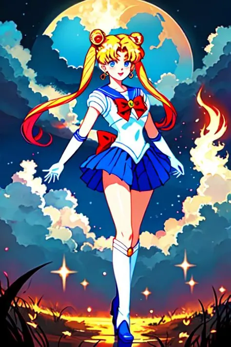 <lora:HellscapeSailorMoon:.7> "Hellscape Sailor Moon", waving, stalking