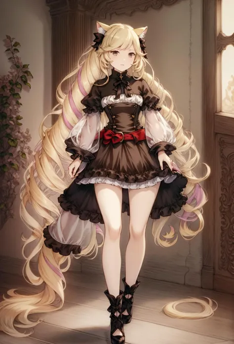 <lora:Ð¡ÑÐ¸Ð»Ñ Ð°Ð½Ð¸Ð¼Ðµ Bravely Default(Bravely Default Style):1>, Bravely Default Style, <lora:ÐÐ¾ÑÐºÐ°-Ð´ÐµÐ²Ð¾ÑÐºÐ° Ð¸Ð· ÑÐ¾Ðº ÑÐ¾Ñ(Himeko, very long hair, red eyes, hair bow, twin_drills, twintails, long hair,cat ears, yellow cat ears,):0.7>, Himeko, very long hair, red eyes, hair bow, twin_drills, twintails, long hair,cat ears, yellow cat ears, (((masterpiece))), (((best quality))), (((illustration))), (((finely detail))), ((extremely detailed cg unity 8k wallpaper, highres)), (beautiful detailed face and eyes and hair:1.1), (an extremely delicate and beautiful girl:1.2), ultra-detailed, ultra high res, high quality, 4K, extreamly delicate and beautiful, full_body, standing,  in full growth, hourglass waist