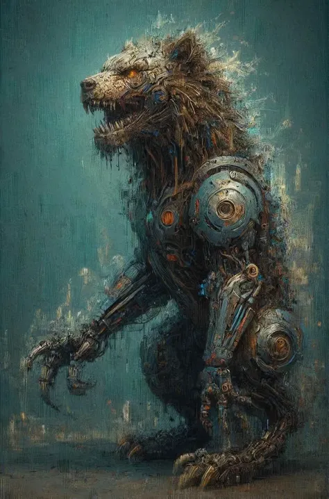 realistic concept art chaotic brush strokes of metal-gear rex morph, <lora:- SDXL - lentclr_effect_V1.0:.9> <lora:Neon_Cyberpunk_Impressionism_SDXL:0.8>