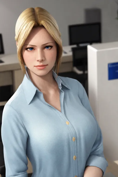 masterpiece, best quality, highres, 1girl, helena <lora:helena_portrait_full_512_nai:1> photorealistic, office lady, suit