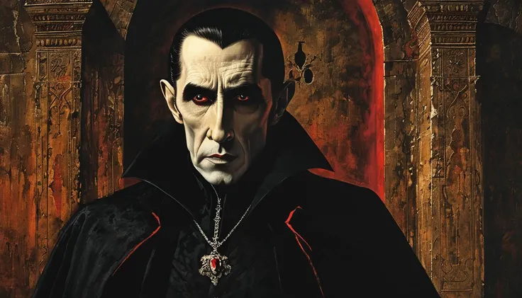 impactful paint of portrait of Dracula in his castle <lora:The_Dark_Side_of_the_Earth:0.8>, highly detailed, 8k, sharp, professional, clear, high contrast, vivid deep blacks, crystal clear